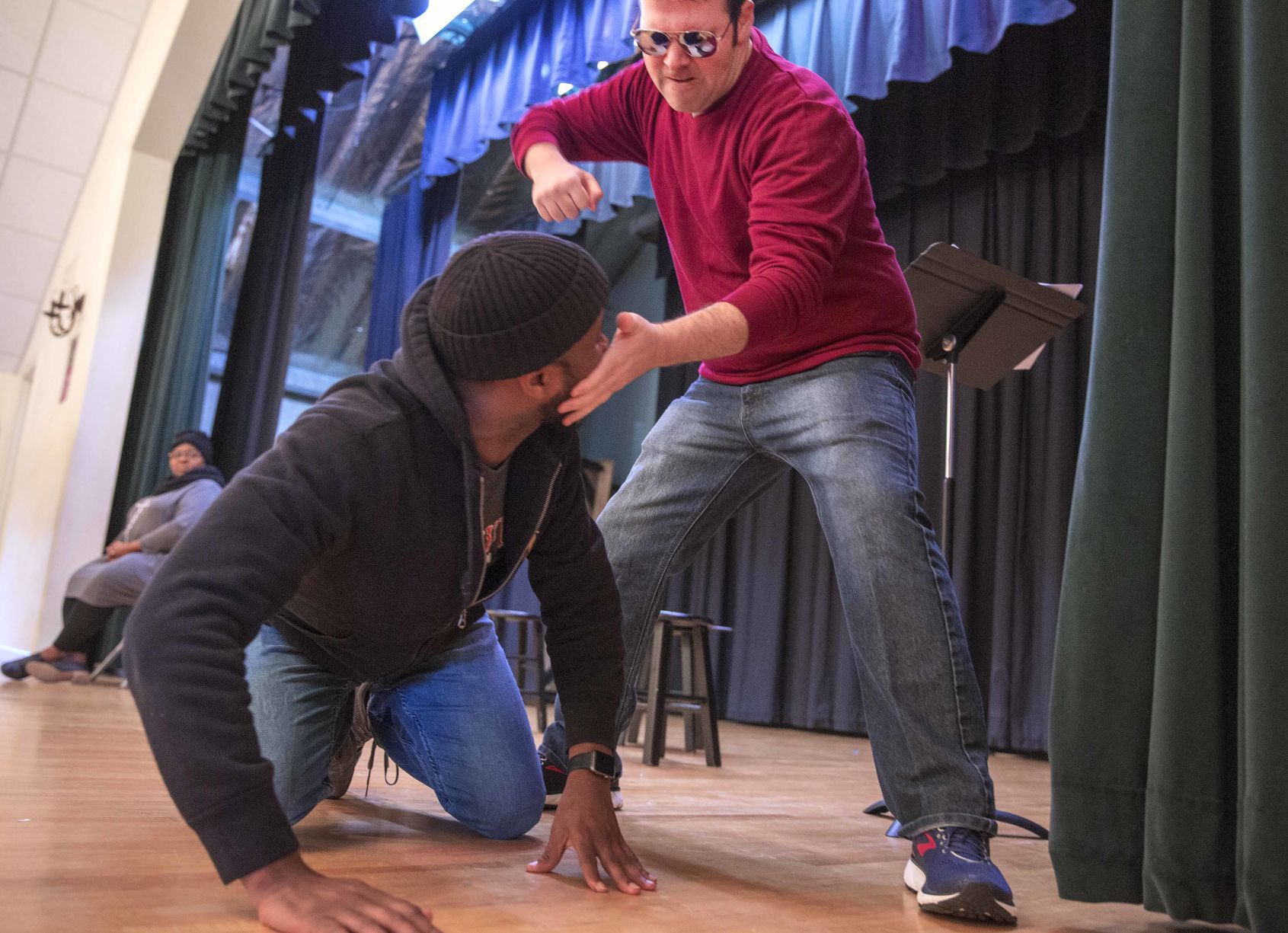 Touring Theatre of NC rehearsal